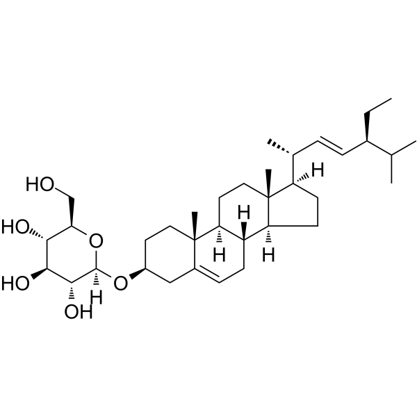 Stigmasterol glucoside                                          (Synonyms: 豆甾醇葡萄糖苷)