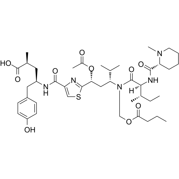 Tubulysin B                                          (Synonyms: 微管蛋白抑制剂 B)