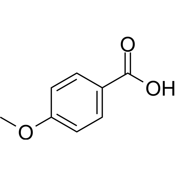 p-Anisic acid                                          (Synonyms: 对甲氧基苯甲酸; 4-Methoxybenzoic acid;  Draconic acid)