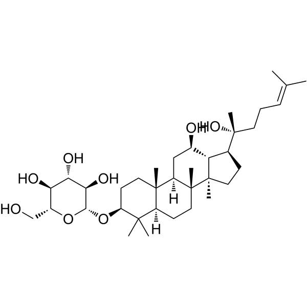 20(R)-Ginsenoside Rh2                                          (Synonyms: 20(R)-人参皂苷Rh2)