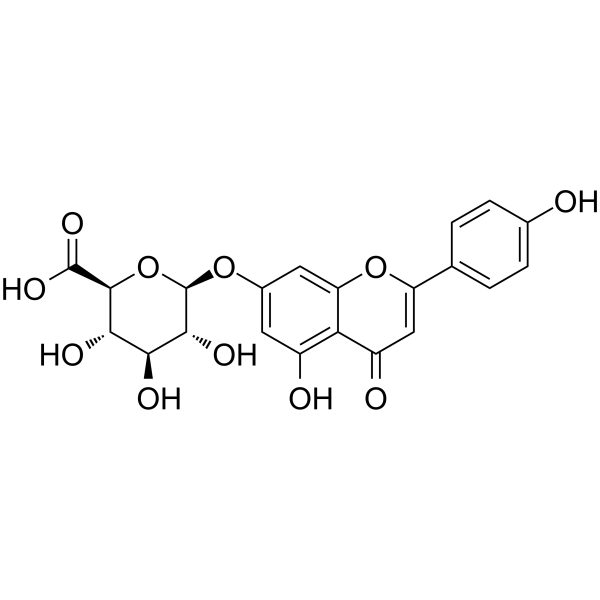 Apigenin-7-glucuronide                                          (Synonyms: Apigenin 7-O-glucuronide)