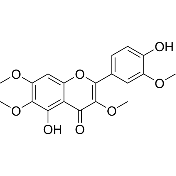 Chrysosplenetin                                          (Synonyms: 猫眼草黄素)