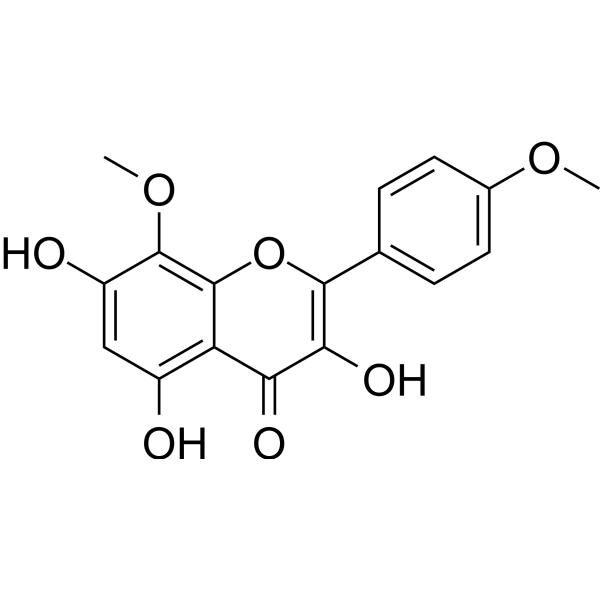 Prudomestin                                          (Synonyms: 3,5,7-三羟基-8,4