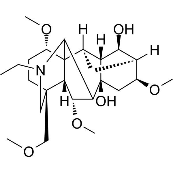 Chasmanine                                          (Synonyms: 展花乌头宁)