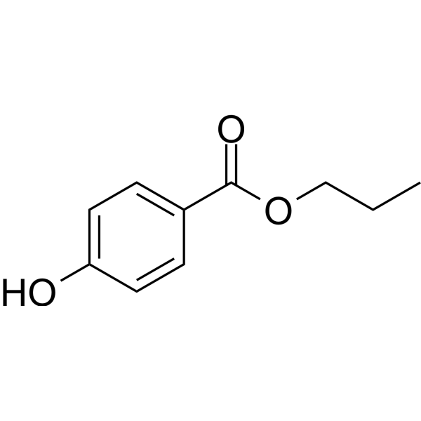 Propylparaben                                          (Synonyms: 羟苯丙酯; Propyl parahydroxybenzoate;  Propyl 4-hydroxybenzoate)