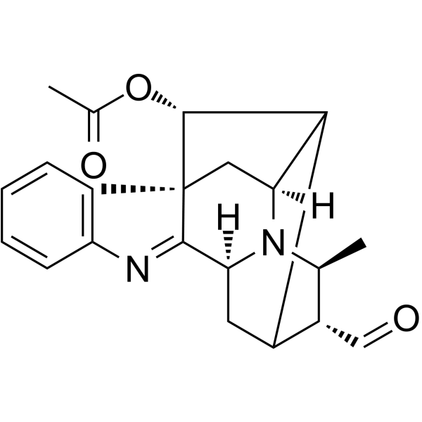 Perakine                                          (Synonyms: 霹雳萝芙木碱)