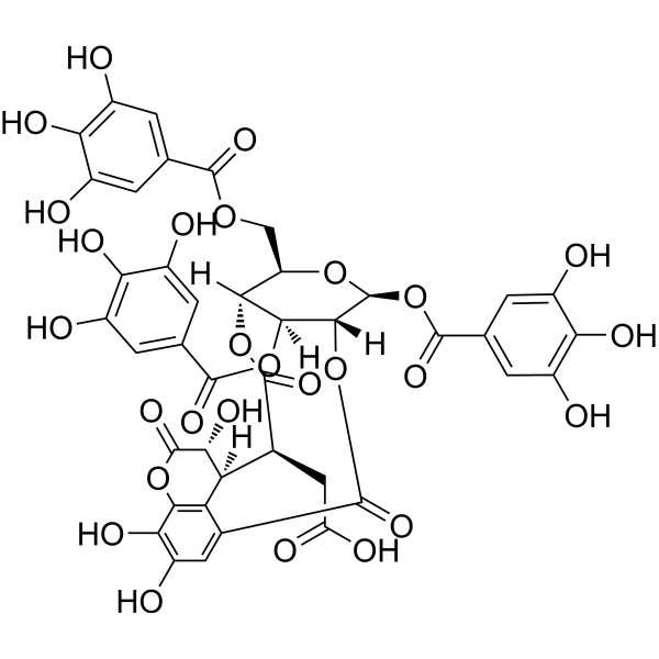 Chebulinic acid                                          (Synonyms: 诃子林鞣酸)