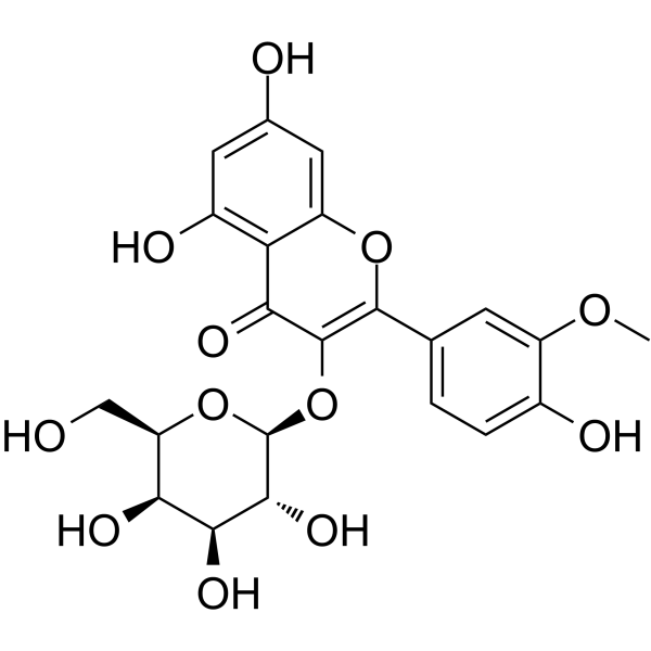 Isorhamnetin 3-O-galactoside                                          (Synonyms: 异鼠李素-3-O-半乳糖苷; Cacticin)