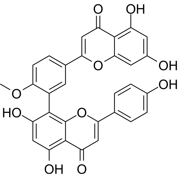 Bilobetin                                          (Synonyms: 白果素)