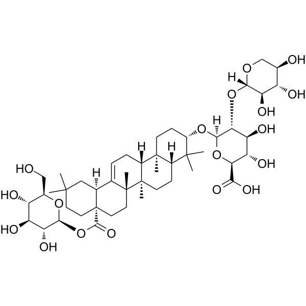 Pseudoginsenoside RT1                                          (Synonyms: 拟人参皂苷 RT1)