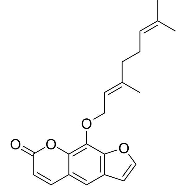 8-Geranyloxypsoralen                                          (Synonyms: 8-香叶草氧基补骨脂素)