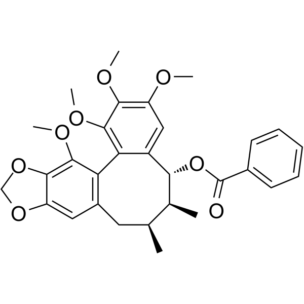 Benzoylgomisin O                                          (Synonyms: 苯甲酰戈米辛O)