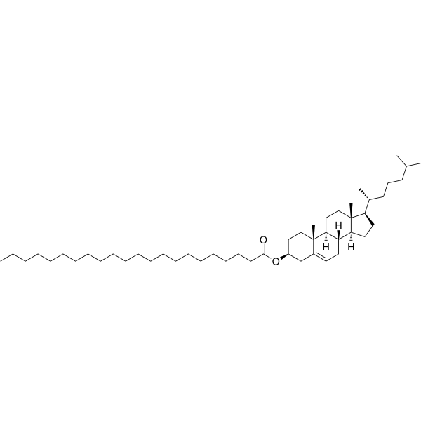 Cholesteryl behenate                                          (Synonyms: 胆固醇山萮酸酯; Cholesteryl docosanoate;  Cholesterol behenate)