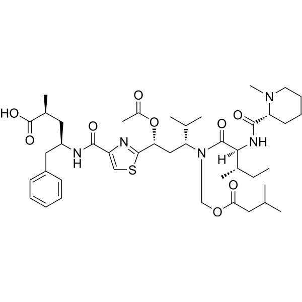 Tubulysin D                                          (Synonyms: 微管蛋白抑制剂 D)