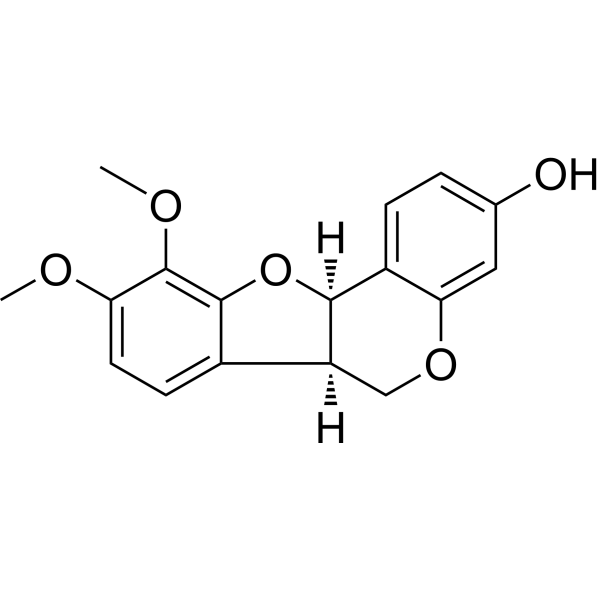 Methylnissolin                                          (Synonyms: 黄芪紫檀烷苷; Astrapterocarpan)