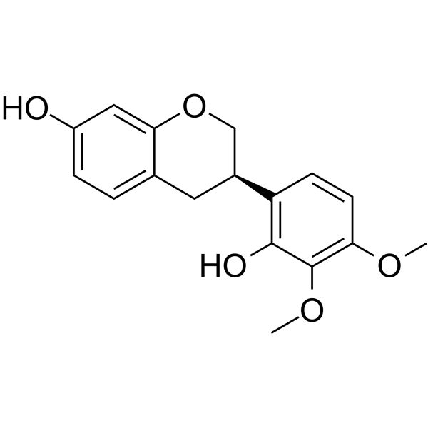 (R)-Isomucronulatol                                          (Synonyms: (-)-Isomucronulatol;  2H-1-Benzopyran-7-ol)