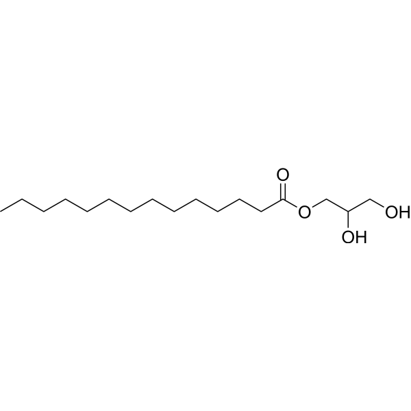 1-Monomyristin                                          (Synonyms: 1-肉豆蔻酸单甘油酯)