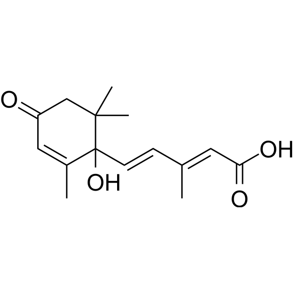 (±)-trans-Abscisic acid                                          (Synonyms: (±)-trans-脱落酸; (±)-trans-ABA)