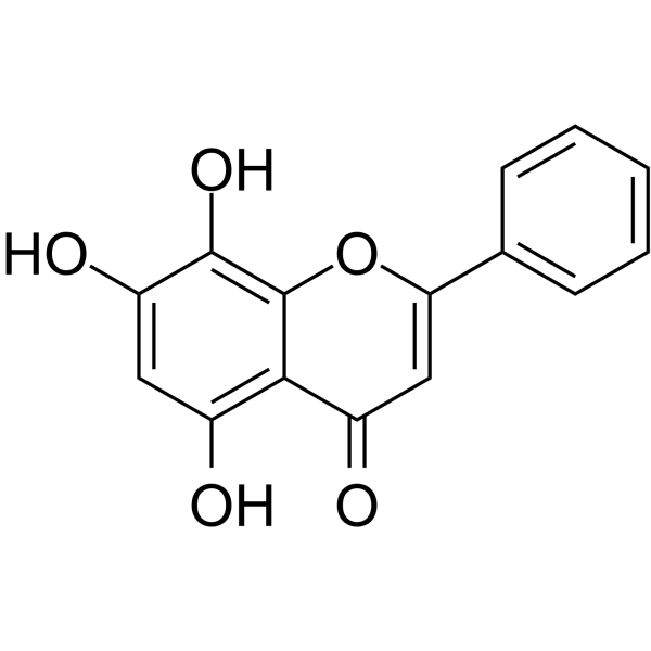 Norwogonin                                          (Synonyms: 去甲汉黄芩素; 5,7,8-Trihydroxyflavone)