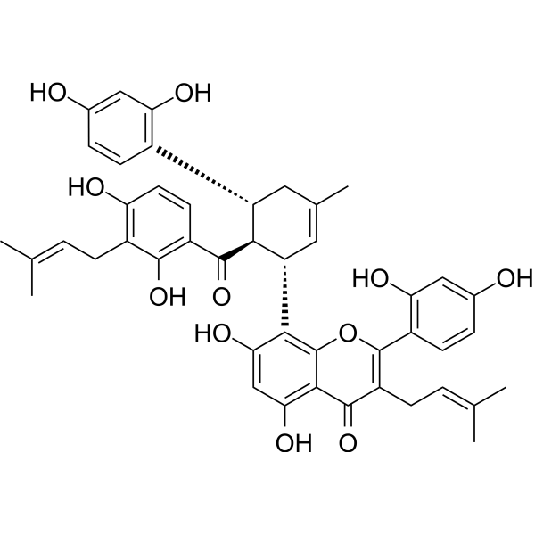 Kuwanon H                                          (Synonyms: 桑皮酮 H；桑黄酮 H)