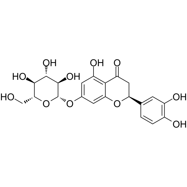 Eriodictyol-7-O-glucoside                                          (Synonyms: Eriodictyol 7-O-β-D-glucoside)