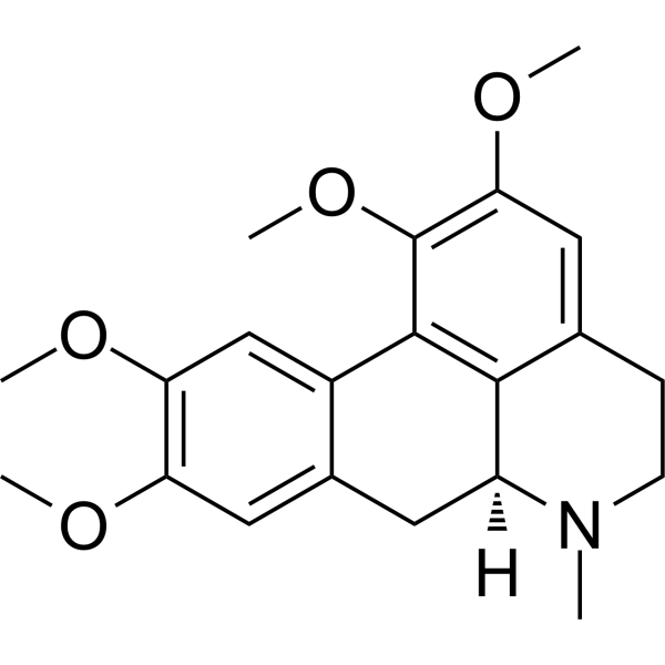 Glaucine                                          (Synonyms: O,O-Dimethylisoboldine;  S-(+)-Glaucine;  NSC 34396)