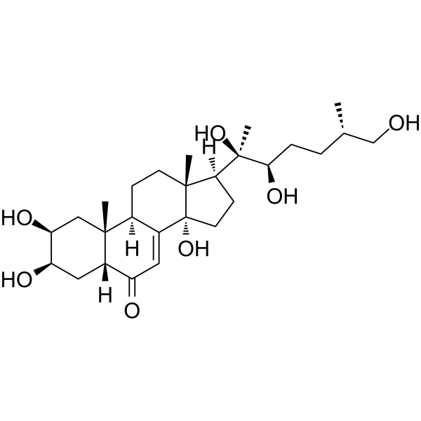 25S-Inokosterone                                          (Synonyms: 25S-牛膝甾酮)