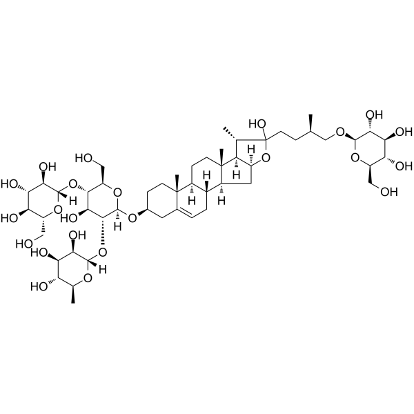 Protodeltonin                                          (Synonyms: 原三角叶皂苷)