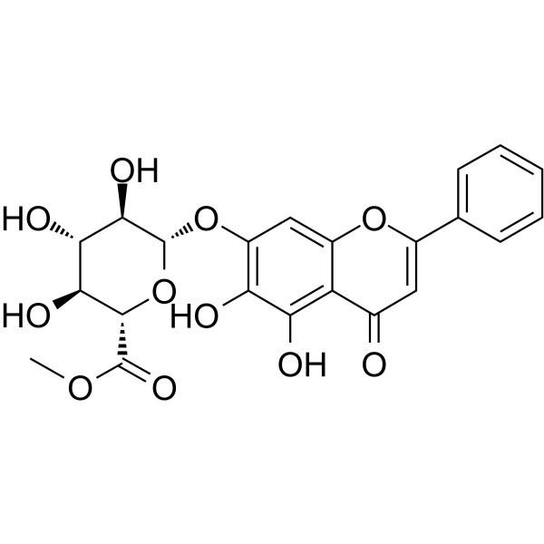 Baicalin methyl ester                                          (Synonyms: 黄芩苷甲酯)