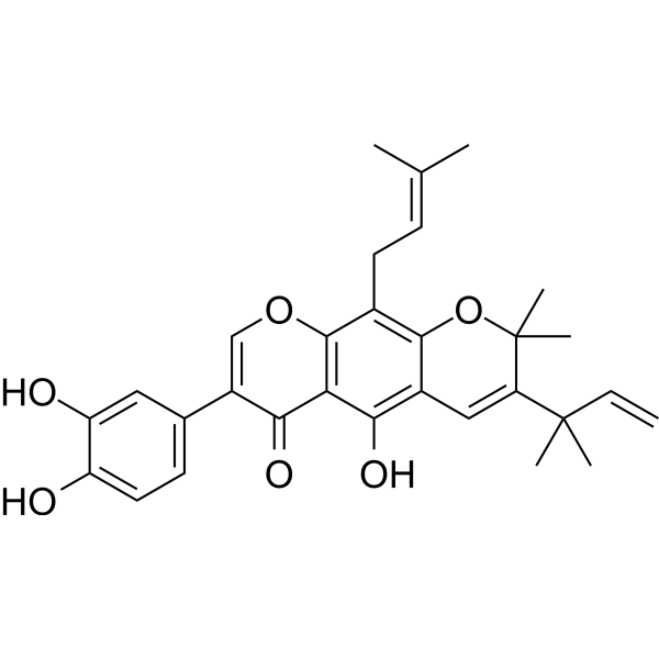 Flemiphilippinin A                                          (Synonyms: 蔓性千斤拔素A)