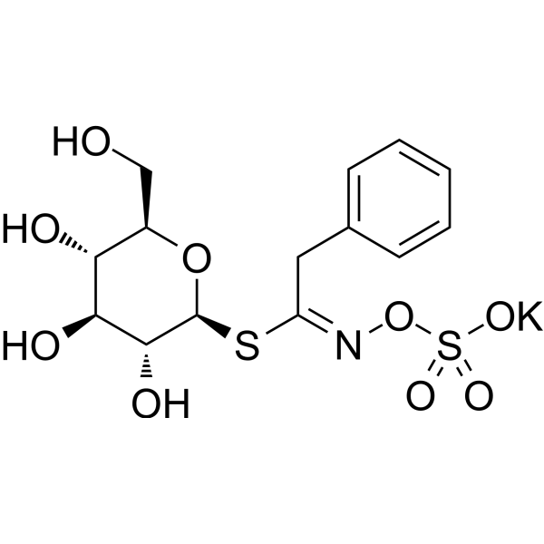 Glucotropaeolin potassium                                          (Synonyms: Benzylglucosinolate potassium)