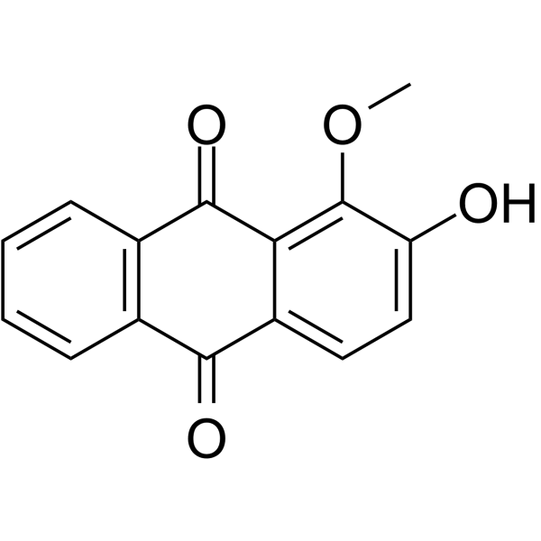2-Hydroxy-1-methoxyanthraquinone                                          (Synonyms: 茜素-1-甲醚)