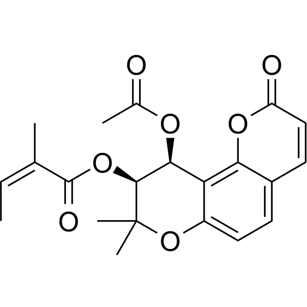 Praeruptorin A                                          (Synonyms: 白花前胡甲素)