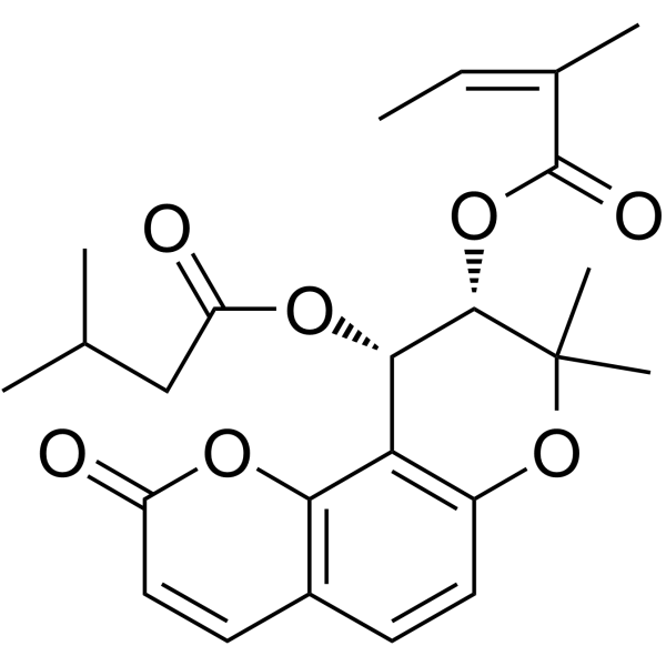 Praeruptorin E                                          (Synonyms: 白花前胡素 E)