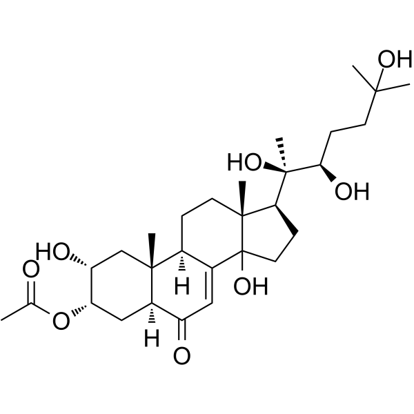 3-O-Acetyl-20-Hydroxyecdysone                                          (Synonyms: 3-乙酰基-β-蜕皮甾酮)