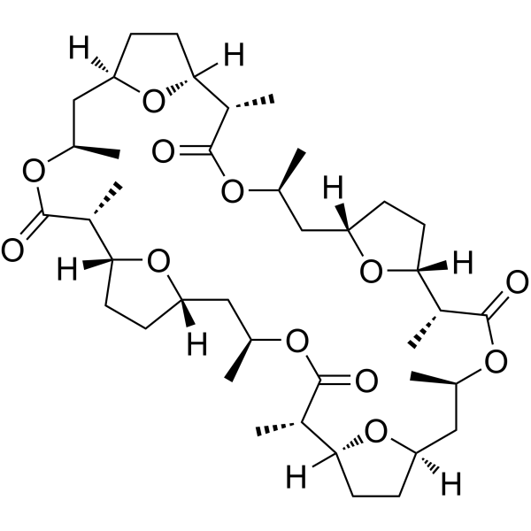 Nonactin                                          (Synonyms: 无活菌素; Ammonium ionophore I)
