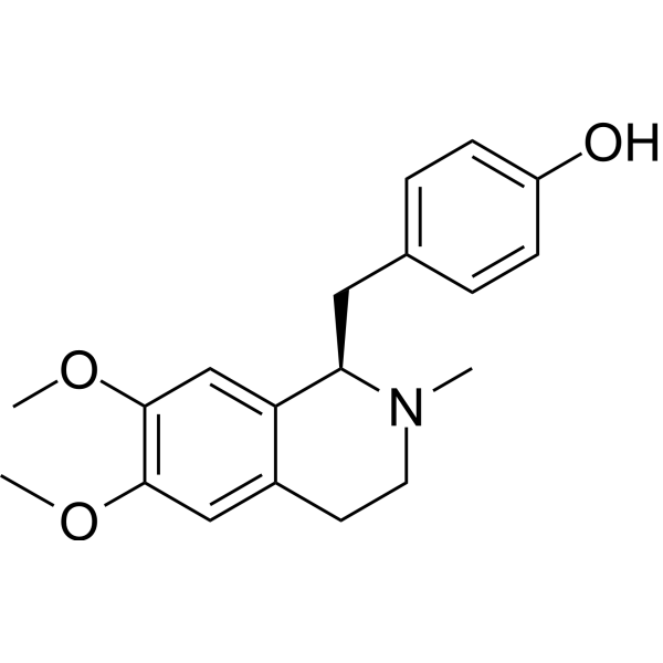 Armepavine                                          (Synonyms: 亚美罂粟碱；杏黄罂粟碱；亚美尼亚罂粟碱；亚美异粟碱)