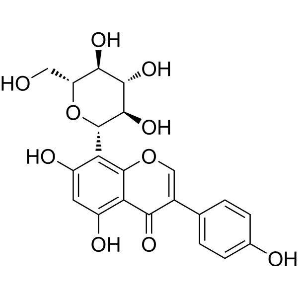 Genistein 8-c-glucoside                                          (Synonyms: 染料木素 8-C-葡萄糖苷; G8CG)