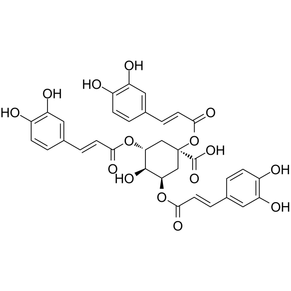 1,3,5-Tricaffeoylquinic acid                                          (Synonyms: 1,3,5-三咖啡酰奎宁酸)