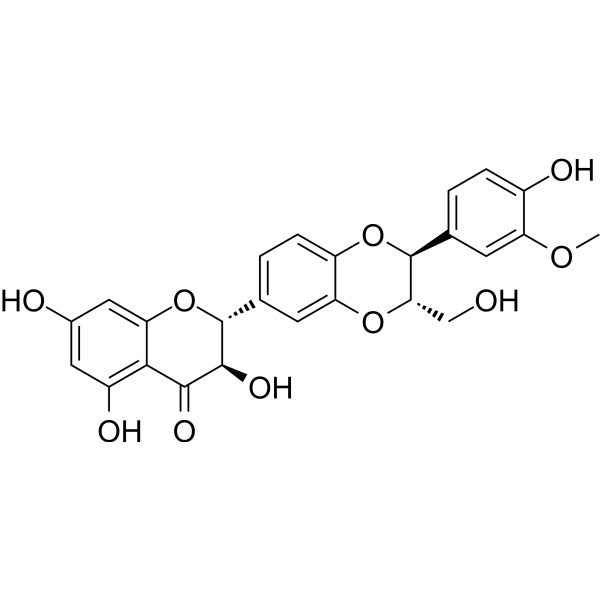 Isosilybin B                                          (Synonyms: 异水飞蓟宾B)