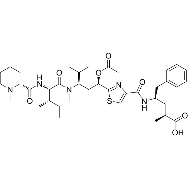 Tubulysin M                                          (Synonyms: 微管蛋白抑制剂 M)