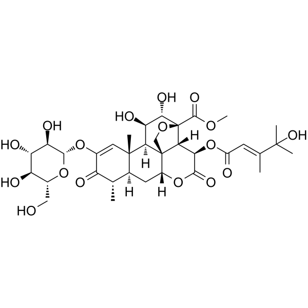 Yadanzioside C                                          (Synonyms: 鸦胆子苷C)