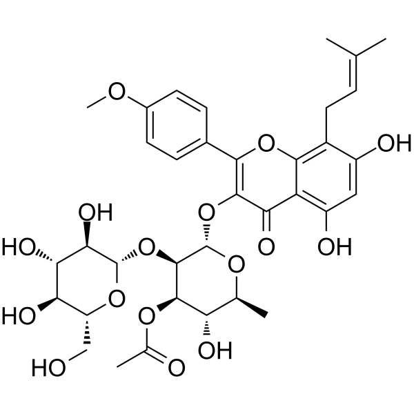 Sagittatoside C                                          (Synonyms: 箭藿苷 C)