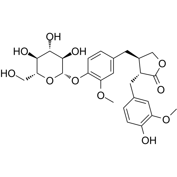 Matairesinol monoglucoside                                          (Synonyms: 异罗汉松脂苷)