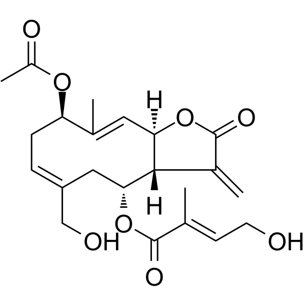 Eupalinolide H                                          (Synonyms: 野马追内酯H)