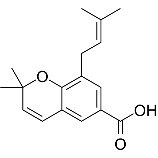 2,2-Dimethyl-8-prenylchromene 6-carboxylic acid