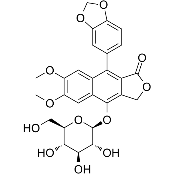 Cleistanthin B                                          (Synonyms: Diphyllin O-glucoside)