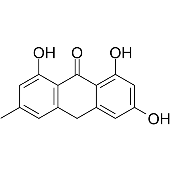 Emodinanthrone                                          (Synonyms: 大黄素蒽酮)