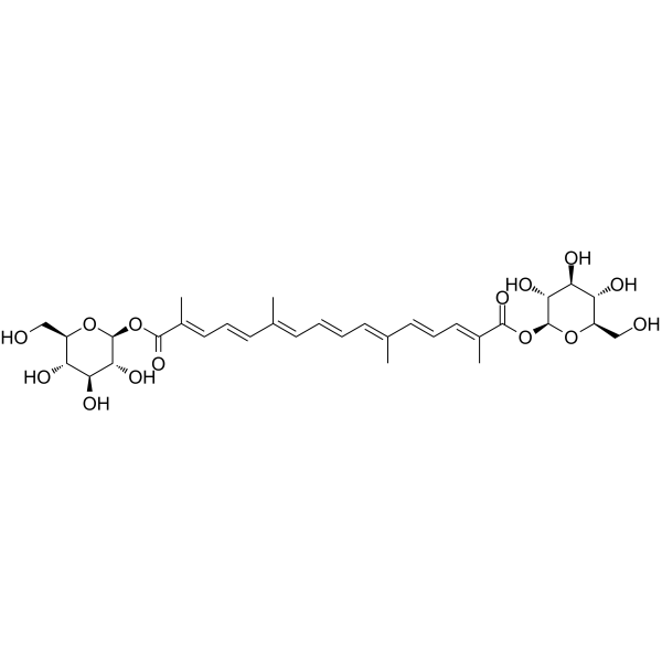 Crocin IV                                          (Synonyms: 西红花苷Ⅳ; Dicrocin)