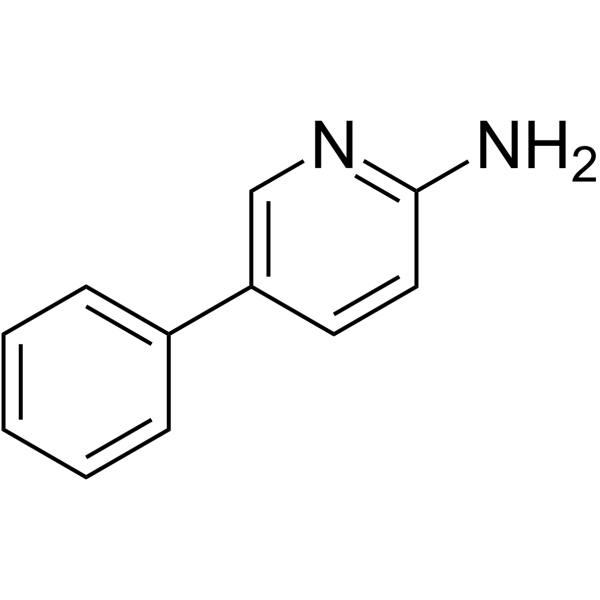 2-Amino-5-phenylpyridine                                          (Synonyms: 2-氨基-5-苯基吡啶)